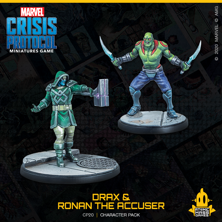 Marvel Crisis Protocol : Drax and Ronan the Accuser Character Pack
